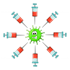 Visit our collection to see more cartoons about the coronavirus vaccine. Coronavirus Vaccine Cartoon Clipart Vector Illustration Isolated On White Background Indivstock
