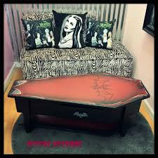 Image Of Bat Coffin Coffee Table Rockabilly Home Decor Furniture Rockabilly Decor