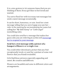 Being apart from your loved one is never easy, but texting can keep your wife close and connected. How To Text A Girl To Get Her Like You More Text Messaging Guide