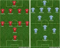 City stopped really trying after the break. Manchester United 2011 Line Up