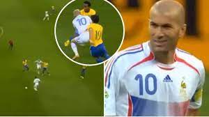 France national team 2006 2007 football shirt jersey maillot #10 zidane adidas. Zinedine Zidane S Highlights In The 2006 World Cup Vs Brazil Are Outstanding Sportbible