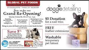 The Global Pet Foods Store In Trenton Ontario Recently Underwent An Expansion And Renovation Theyre Hosting Their Grand Re Pet Food Store Food Animals Pets