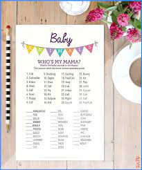 Babyshower spiel bingo zum drucken. Babyparty Spiel Tierbaby Spiel Babyparty Spiel Wer Ist Meine Mama Drucken Zu Hause A4 Und Us Gr En Baby Animal Games Fun Baby Shower Games Baby Shower Fun