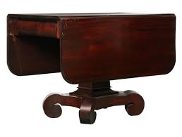 Circa 1830 Empire Drop Leaf Table High Grade Solid Mahogany Ovolo Skirt Drawers In Both Ends S English Furniture Style Beautiful Furniture English Furniture