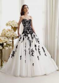 Black And White Ball Gown Wedding Dresses Imspirational Ideas 10 Jpg 728 1020 Black Ball Gown Gowns White Ball Gowns