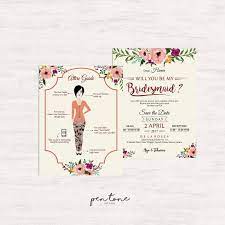 Namun penulisan dan gaya bahasa yang digunakan harus tetap sopan dan santun. Inspirasi Desain Bridesmaid Card Tradisional Jawa Dengan Konsep Pernikahan Shabby Chic Undangan Pernikahan Contoh Undangan Pernikahan Undangan Pernikahan Lucu