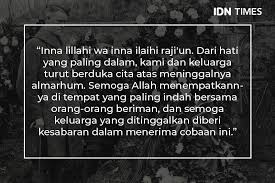 20 Kalimat Ucapan Belasungkawa Atau Duka Cita Yang Tulus