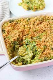 Microwave the broccoli in a glass bowl covered with plastic wrap (holes poked for ventilation), about 1 to 2 minutes. Food Wishes Broccoli Casserole Broccoli Rice Cheese And Chicken Casserole Delicious Cook Broccoli Until Tender Drain