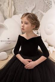 Black Velvet Flower Girl Dress Birthday Wedding Party Bridesmaid Holiday Black Velvet Flower Girl Dress 21 095 Little Girl Pageant Dresses Black Flower Girl Dress Girls Pageant Dresses