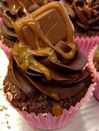 Cupcake Chocolate Milka Caramel Cupcake Cakes Desserts Milka Chocolate