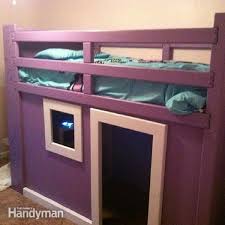 The loft is built above the bed shown in the photo, creating a cozy place to sleep with a custom headboard. 21 Super Cool Bunk Bed Ideas You Ve Got To See Family Handyman