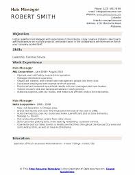 Keep up to date with our latest: Hub Manager Resume Samples Qwikresume