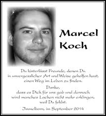 Kondolenzbuch von Marcel Koch