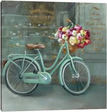Show your love of bicycles with this wall decoration! Bicycles Canvas Art Icanvas
