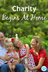 Charity Begins At Home