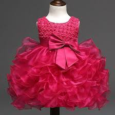3 6 Months Hot Pink Dress For Girls Hotpink Ruffled Ballgown Formal Wear Beautiful Hotpink Dress Toddler Girl Dresses Baby Party Dress Baby Girl Wedding Dress
