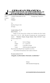 Menulis surat undangan tidak resmi terlbilang lebih mudah daripada undangan formal. Contoh Surat Undangan Resmi Pramuka Download Kumpulan Gambar