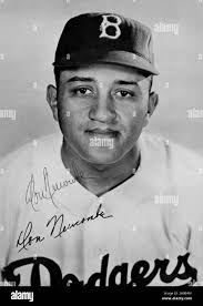 Don newcombe Banque d'images noir et blanc