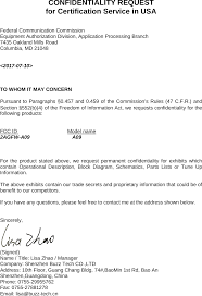 If you've been flooded with resumes and cover letters, spawned by an advertised job opening, you know the difference between a good cover letter and a poor one. A09 Smart Watch Cover Letter Sample Confidentiality Form Shenzhen Buzz Tech