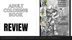Lacy sunshine's enchanted seas coloring book volume 8: Lacy Sunshine S Greatest Hits Shades Of Grey Coloring Book Review Heather Valentin Youtube