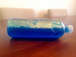 Empty bottles, glitter, food coloring, clear glue and water are the main ingredients. Two Minute Sensory Bottle With Everyday Items Handmade And Homegrown By Mrs G