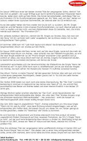Maybe you would like to learn more about one of these? Andrea Jurgens Jetzt Buchen Party Booking De Tel 49 0 Pdf Kostenfreier Download