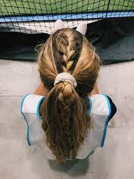 Hair Lacrosse Lax Braids Sports Love Stellnolann Soccer Hair Game Day Hair Sporty Hairstyles