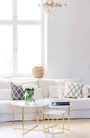 Round coffee table gold with smoked glass centre table living room by mercer41. Pin On Home