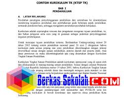 Penampakannya seperti dibawah ini, untuk download format pdf klik disini : Dokumen 1 Paud Tk Tpa Kober Kurikulum 2013 Dan Ktsp Berkas Sekolah
