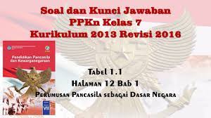 Check spelling or type a new query. Soal Dan Kunci Jawaban Ppkn Kelas 7 Tabel 1 1 Perumusan Pancasila Sebagai Dasar Negara Youtube