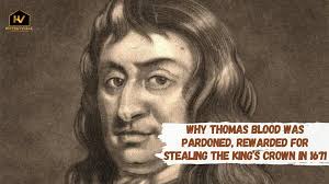 Colonel Thomas Blood was not only pardoned, but he was also given land in  Ireland worth £500 a year. The reasons for the king's pardon and reward  remain unknown. #HistoryVille⠀ ⠀ Full