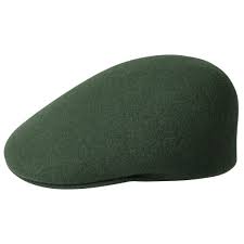 Flat Cap Kangol Seamless Wool 507 Dark Green