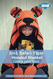 Animal baby blanket knitting patterns. Crochet Hooded Blanket Images Gasscoll Hoodie