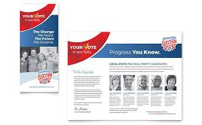 Election Brochure Template Design By Stocklayouts Brochure Design Template Trifold Brochure Template Free Brochure Template