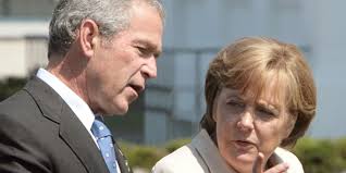 German leader arrives at Bush ranch for talks
