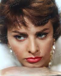 Sophia Loren Dramatic Closeup by BUD FRAKER 1957