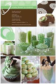 Inspiration Board Mint Chocolate Baby Shower Tinyprints Blog Green Baby Shower Baby Shower Green Candy Buffet