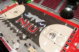 Niu Today The Eyes Have It Huskies Unveil New Basketball Floor Basketball Floor Team Usa Basketball Basketball