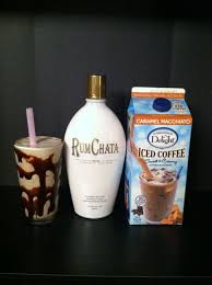 Made rumchata at home using recipes for homemade horchata and rum. Hard Frappacino 2oz Rum Chata 2 Cups Iced Coffee Any Flavor You Like 2 Cups Ice Blend Well And Serve In A Cho Drinks Alcohol Drink Recipes Liquor Drinks