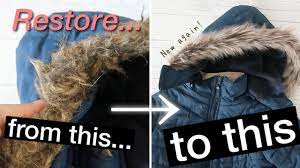 Replace Damaged Faux Fur Trim On Winter Jacket | Thrifted Item Upgrade |  Sewing Tutorial - Youtube