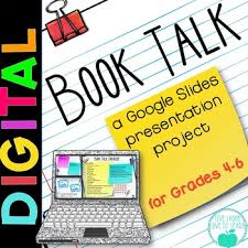 Digital Book Talk Project For Google Slides Distance Learning Book Talk Book Projects Digital Book