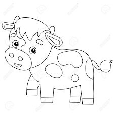 124.45 kb dimension click the download button to find out the full image of farm animal coloring book free, and download it for your computer. Coloring Page Outline Of Cartoon Calf Or Kid Of Cow Farm Animals Royalty Free Cliparts Vectors And Stock Illustration Image 135270013