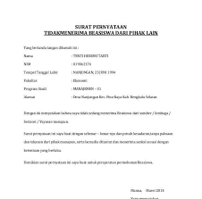 Contoh surat pernyataan cerai pada bahasan lalu kita telah mengenal contoh surat pernyataan … Contoh Surat Kuasa Pengucapan Ikrar Talak Contoh Lif Co Id