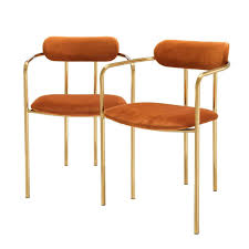 Get free shipping on qualified bench seating dining room sets or buy online pick up in store today in the furniture department. Buy Orange Dining Chair Set Eichholtz Singer Modern Luxury Unique Stylish Decorative Elegant Dining Room Online In Kuwait B086zjyn62