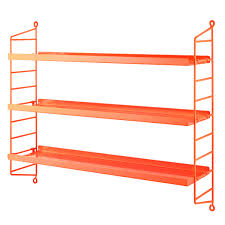 Get more done with the new google chrome. String Furniture String Pocket Shelf Metal Neon Finnish Design Shop