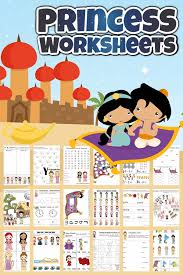 free printable princess worksheets