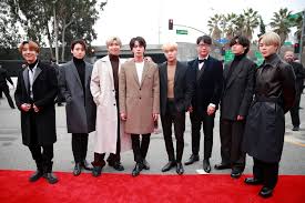 Bts Coordinates In Matching Coats On The Grammys 2020 Red Carpet