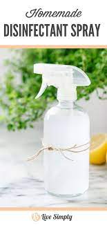 Homemade Multi Purpose Disinfectant And Deodorizing Spray Live Simply Spray Deodorizing Spray Cleaning Hacks