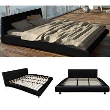 Si trovano letti contenitore in ecopelle, pelle, cotone, microfibra antimacchia e persino in tessuto ricavato dal riciclo delle bottiglie in plastica il quale mantiene le. Letto Matrimoniale Tulipano 224x172 New Design Nero Piedini In Acciaio
