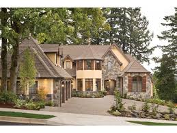 Imaginative homeowners can choose from designs that include rustic country cottages, stately manor homes, or fanciful chateaus with towers and turrets. European English Cottage House Plan With 4142 Square Feet And 3 Bedrooms From Dream Home Source Country House Design Cottage House Plans French Country House